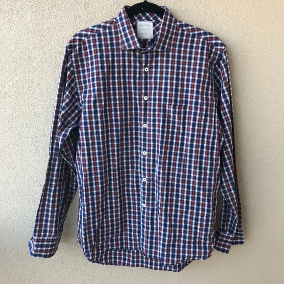 Billy Reid Other - Billy Reid Plaid Button Down Standard Cut Shirt